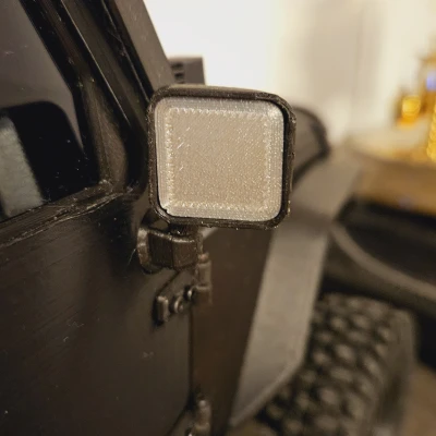 Chi tiết nắp capo cho xe Jeep Rancher (Wrangler) của 3DSets