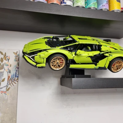 Đế và Giá Treo Tường Xe LEGO Technic