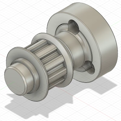 Tay servo, puli motor brushless và đèn pha LED 3mm cho xe buggy 3Dsets model 7