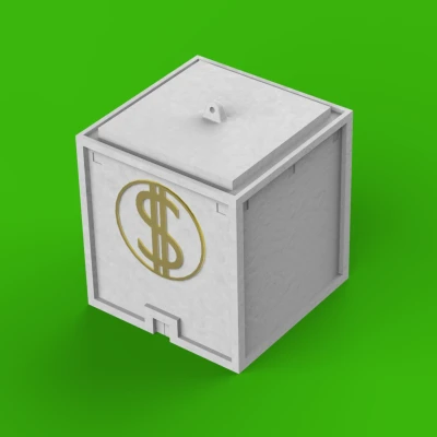 Móc treo cây thông Noel thùng tiền Scrooge McDuck