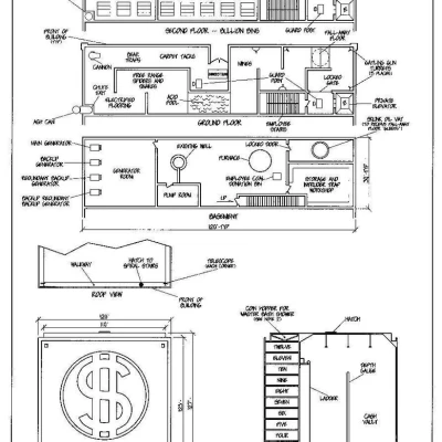 Móc treo cây thông Noel thùng tiền Scrooge McDuck