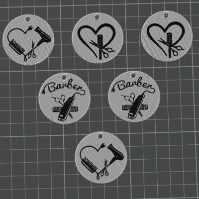 Móc khóa kiểu tóc