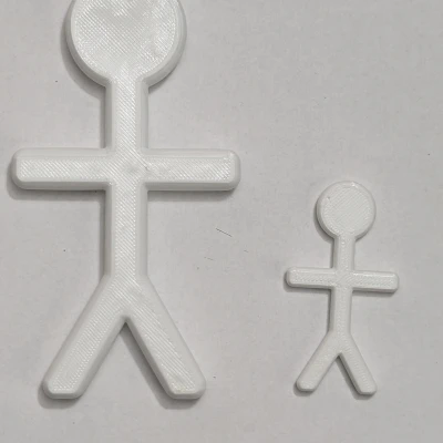 Mô Hình Người Dẻo Mini - In Thử Nghiệm Với TPU/TPE Cạnh Tròn