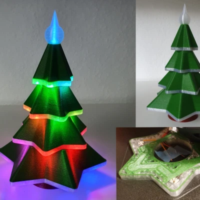 Cây Thông Noel Nhúng Đèn LED Neopixel