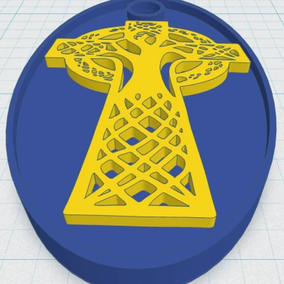 Móc khóa Thánh Giá Celtic 12