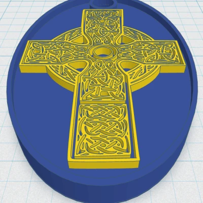 Móc Khóa Thánh Giá Celtic 9