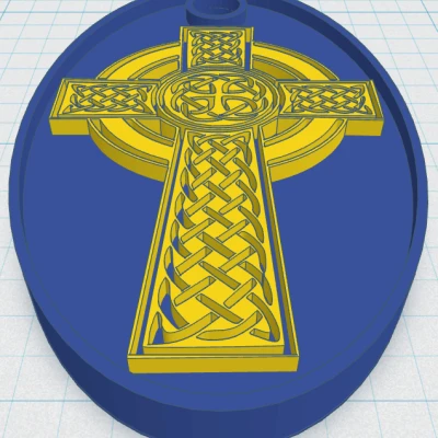 Móc Khóa Thánh Giá Celtic 2