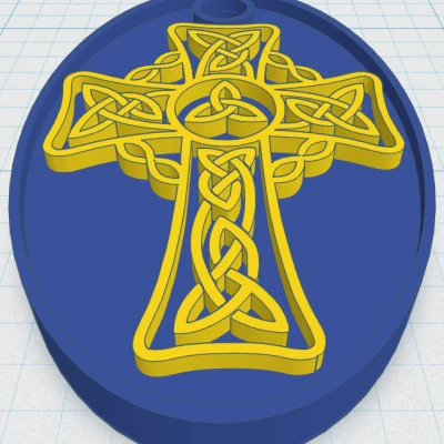 Móc Khóa Thánh Giá Celtic 3
