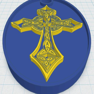 Móc Khóa Thánh Giá Celtic 4