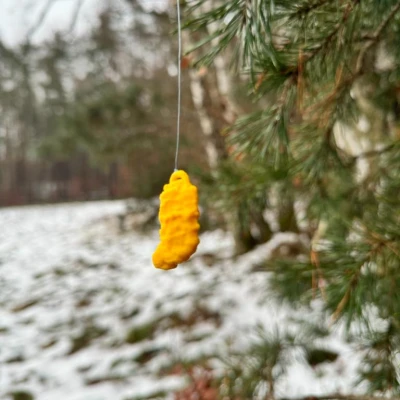 Miếng Gà Rán Trang Trí Cây Thông Noel