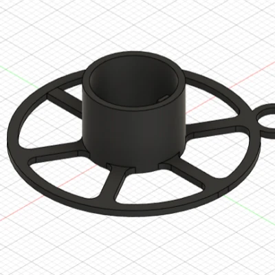 Móc Khóa Cuộn Dây In 3D