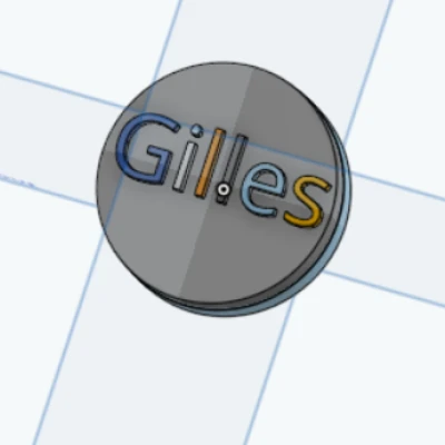 Nam châm tủ lạnh tên Gilles