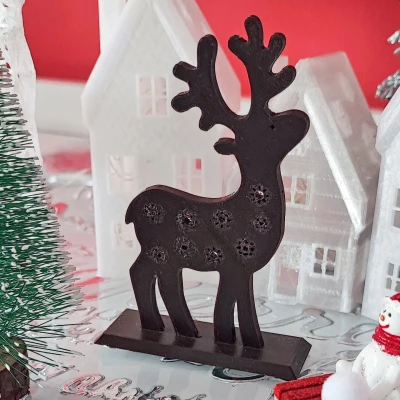 Tuần lộc Giáng sinh trang trí bông tuyết