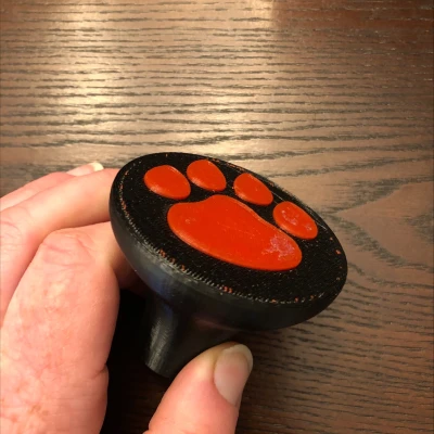 Tay Nắm Cửa Hình Dấu Chân Chó