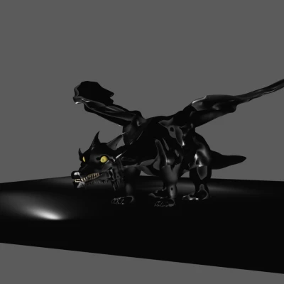 Mô hình RỒNG 3D - Phóng to/Thu nhỏ