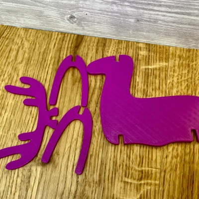 Con Nai Sừng Tấm Có Thể Lắp Ráp