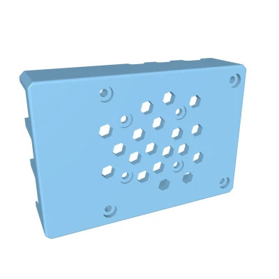 Nắp hộp adapter PI4B có quạt 30mm