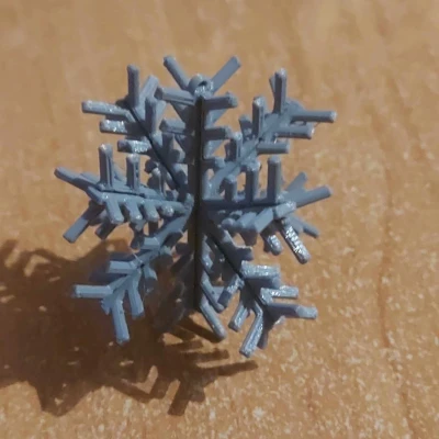 Bông Tuyết Gấp Gọn 3D