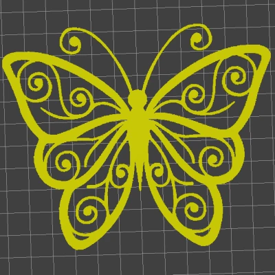 Mô hình Butterfly2 - Nghệ thuật Bướm Đơn Giản