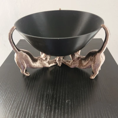 Tô Mèo Vươn Vai Kèm Chuột