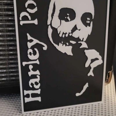 Decal Treo Tường Hình Bìa Album Harley Poe