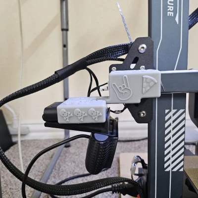 Giá đỡ Camera C920 trên Trục X Elegoo Neptune 4 Pro (kiểu khe)