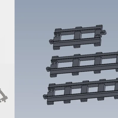 Đường ray Duplo, Ngã tư, Cong, dài thêm