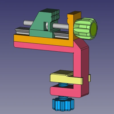 Ngàm kẹp bàn cho kềm mini 3.0 => in 100% thành công
