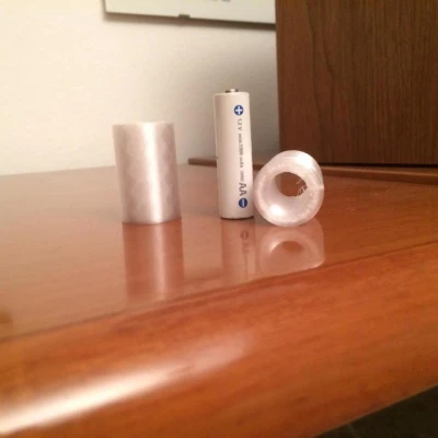 Adapter pin - từ AA sang C - xài pin sạc ngon lành