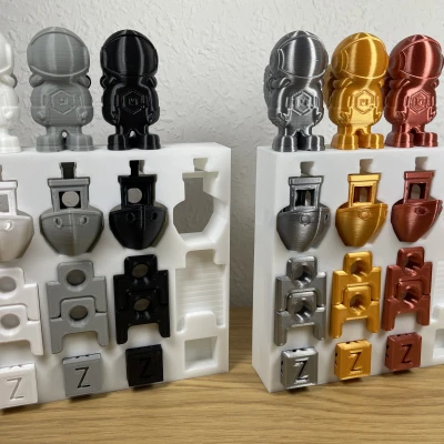 Kệ | Hộp đựng cho Benchy Flow-test & XYZ Calibration Cube | File In Thử