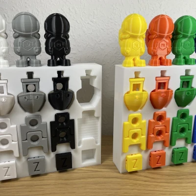 Kệ | Hộp đựng cho Benchy Flow-test & XYZ Calibration Cube | File In Thử