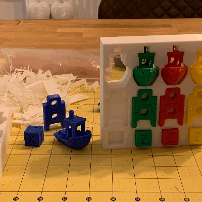 Kệ | Hộp đựng cho Benchy Flow-test & XYZ Calibration Cube | File In Thử