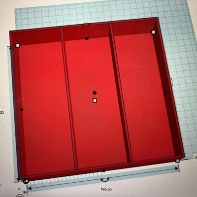 Hộp Đựng Gói Chất Tạo Ngọt Cho Cà Phê Có Đáy