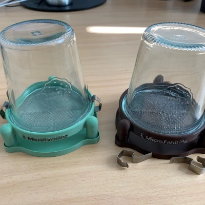 Giá ươm mầm Hũ Weck - Phiên bản Trồng rau mầm Thủy tinh