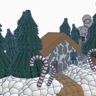 Nhà Giáng Sinh Dễ Thương