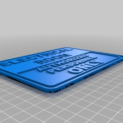 Biển Báo Khu Vực Điện – Chỉ Dành Cho Nhân Viên Được Ủy Quyền