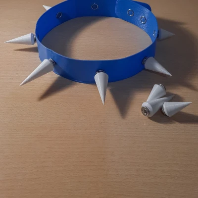 Vòng Cổ Sipikes Với Gai Có Thể Thay Thế