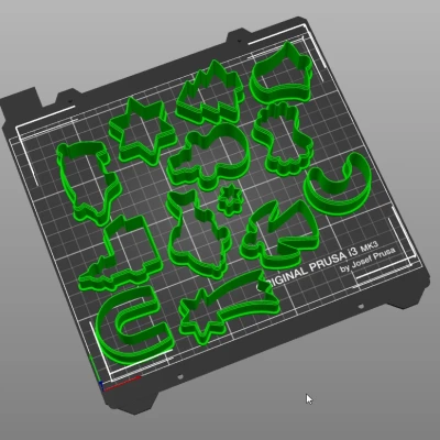 Bộ Dao Cắt Bánh Quy, Bánh Gừng Giáng Sinh - Part 02 (13 Món)