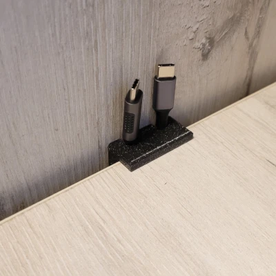 Kẹp giữ dây cáp để bàn (không cần ốc vít)