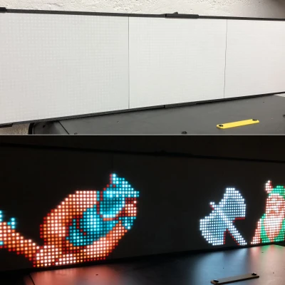 Đồng Hồ Game Retro - RPI2DMD - Led SMD3528