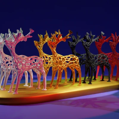 Con Tuần Lộc Voronoi