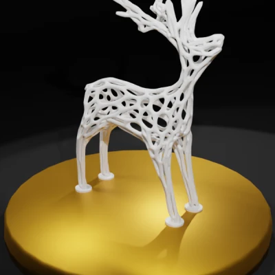 Con Tuần Lộc Voronoi