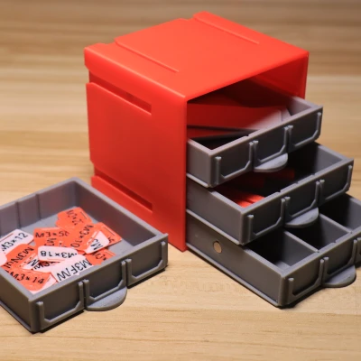 Hộp Lưu Trữ Tự Khóa Nam Châm Không Cần Giá Đỡ