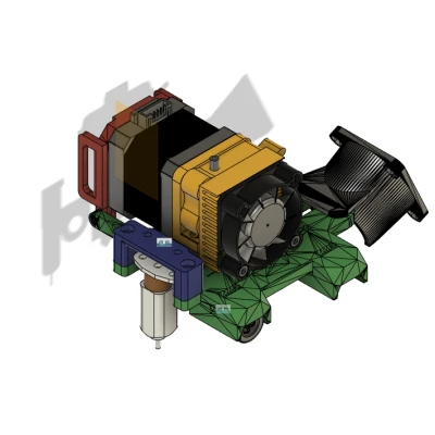 Bộ phận đầu đùn MK8 và giá đỡ trục X BLTouch cho Reprap i2