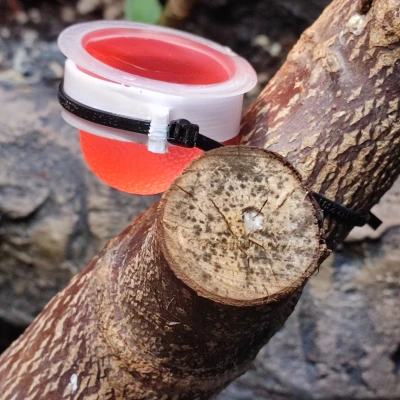 Chỗ gắn bình thức ăn cho thằn lằn trong terrarium