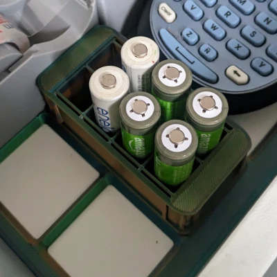 GF - Khay Đựng Pin AA Gridfinity (Chỉnh Sửa Lại)