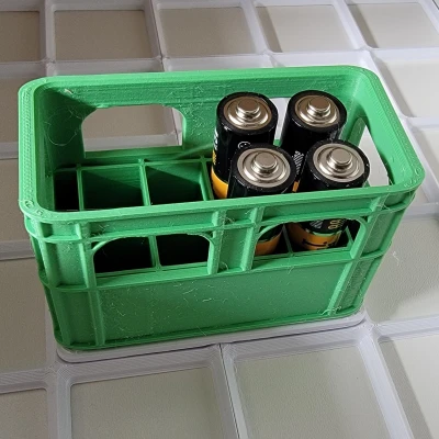 Hộp Đựng Pin Xếp Chồng Kiểu Thùng Bia Cho Gridfinity