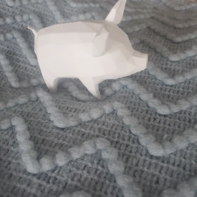 Heo/Lợn Poly Thấp Vui Vẻ