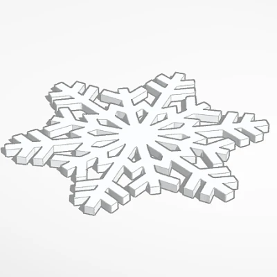 Mô Hình Trang Trí Bông Tuyết