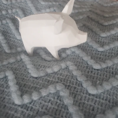 Heo/Lợn Poly Thấp Vui Vẻ